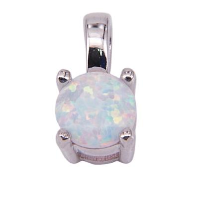 China New Beautiful Classic Custom Silver 3D Gemstone Pendant For Jewelry Making Rhinestone Pendant for sale