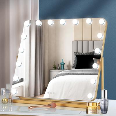 China Adjustable Hollywood Mirror 80cm Touchscreen Led Makeup Vanity Mirror for sale