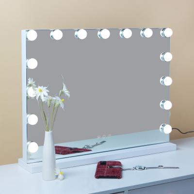 China LED Light Hollywood Mirror Countertop Makeup Vanity ODM for sale