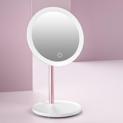 China Led Lighted Cosmetic 10x Magnifying Mirror For Makeup Vanity for sale