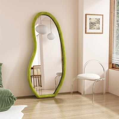 China Custom Standing Arched Floor Mirror Full Length 78x108cm for sale