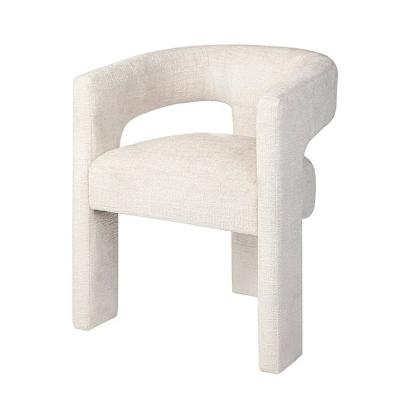 China Eco friendly Wooden White Sherpa Accent Chair For Dining Room for sale