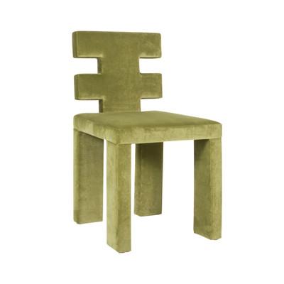 China Modern Green Velvet Accent Dining Chairs for Restaurant ODM for sale