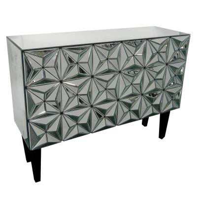 China Contemporary Mirrored Furniture Sideboard Buffet Adjustable for Living Room for sale