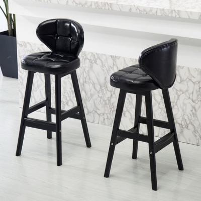 China Upgrade Your Bar with This Modern and Elegant PU Stool in Synthetic Leather for sale