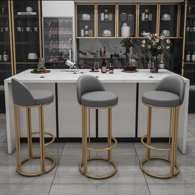 China Modern High Gold Outdoor Italian Colorful Metal Frame Iron Bar Stools for Restaurants for sale