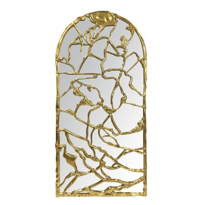 China Decorative Full Length Mirror Arched Handmade Moroccan Style Ornament for sale