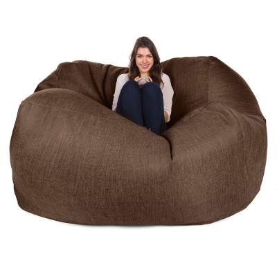 Chine Chaise de salon en plein air 7Ft Giant Bean Bag Souffle Faux fourrure Tissu EPS remplir à vendre