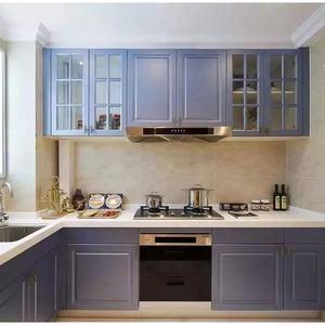 China Manufactured Home Kitchen Cabinets And Countertops Acrylic Finish for sale