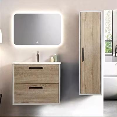 China Wall Mounted Small Bathroom Vanity Sinks 600mm Customized for sale