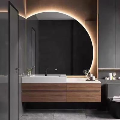 China Plywood Modern Bathroom Vanity 60 Inch Single Toilet Sink for sale