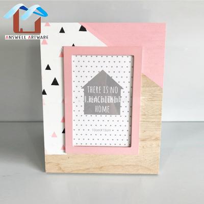 China Marcos De Foto Wholesale Custom Vintage Eco-friendly Wall Decor Wooden Wall Hanging Decoration Photo Frame for sale