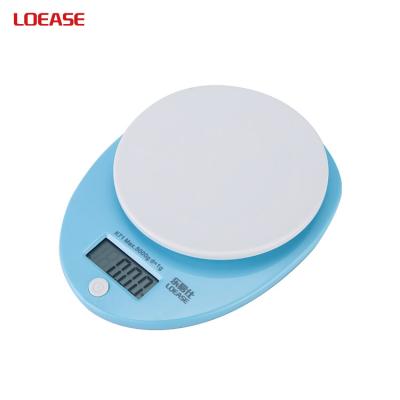 China Weight Measuring Electronic Design ABS Plastic Digital Kitchen Scale Bowl Food Weighing Scale for sale