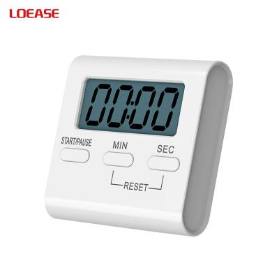 China Viable Timers ABS Holder Electronic Digital Mini Magnetic Kitchen Timer Holder for sale