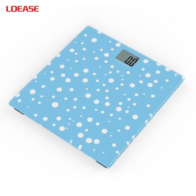 China Bathroom Scales 180 Kg Tempered Glass Digital Body Weight Bathroom Health Scale for sale