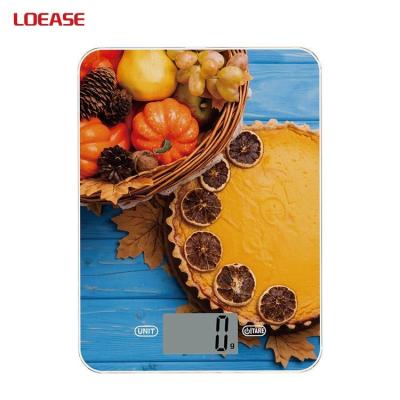 China Weigh Measuring Selling Scale 5kg, Electronic Kitchen Best Fruit Print Amazon Digital Kitchen Scale for sale