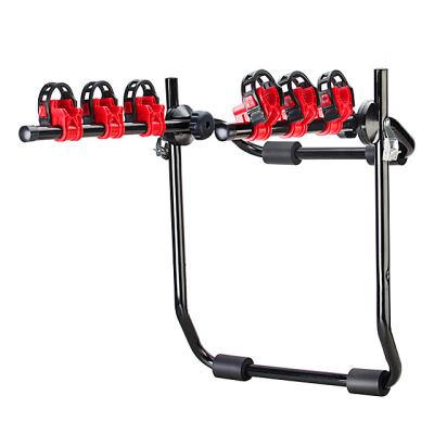 China Storage Bike Hitch Bike Rack For 2 Bikes Hitch Bike Carrier Hitch Bike Rack Black USA Finish Steel Parts Powder Material Origin for sale