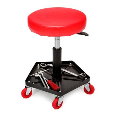 China Auto Adjustable Repair Services Swivel Workshop Seat Roller Stool Car Auto Mechanics Creeper Seat TAS1510 for sale