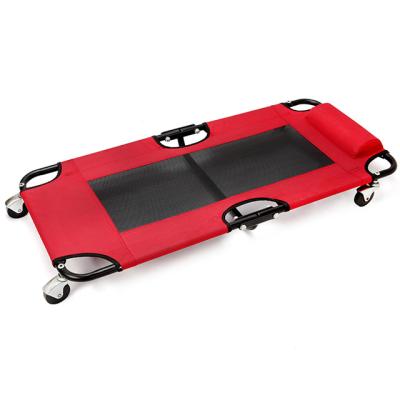 China Auto Repair Tools TAC4010 40inches Canvas Folding Creeper Seat Mechanicns Car Creeper Seat Car Repair for sale