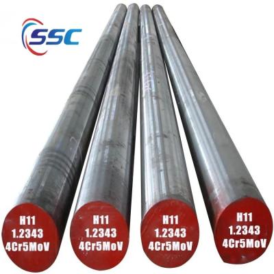 China Tool Steel Bar 4Cr5MoVSi 1.2343 Tool Steel Rod Price H11 Hot Work Steel Die Low Alloy Steel Round Skd6 Bars for sale