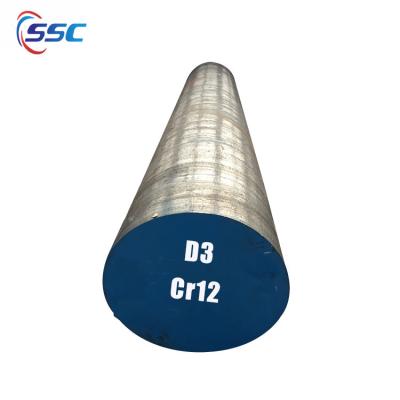 China Tool Steel Bar D3 12083 Tool Steel Round Bar Turned Steel Forged Rounds Round To Die Mold Steel for sale