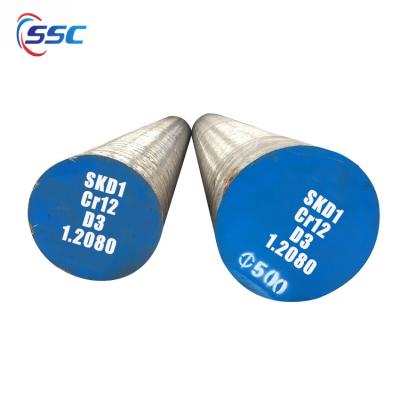 China Tool Steel Bar Cr12 D3 1.2080 Alloy Steel Carbon Steel Round Bar Sheet Metal Products for sale