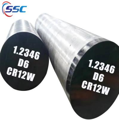 China Wholesale Cold Work Mold Tool Steel Bar Alloy Steel 1.2436 D6 Cr12W Carbon Die Forged Steel Round Bar for sale