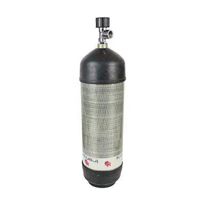 China Outdoor sports game 6.8L carbon fiber gas cylinder 30mpa/4500psi for air tank paintball gun diving pneumatic gun for sale