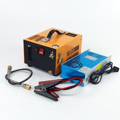 China High efficiency electric mini pcp 12V 4500psi pump up 300 bar air compressor for sale