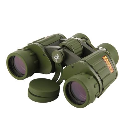 China Waterproof Factory 8x42 Military Green Travel Zoom Outdoor Fixed Binoculars Water Proof for sale