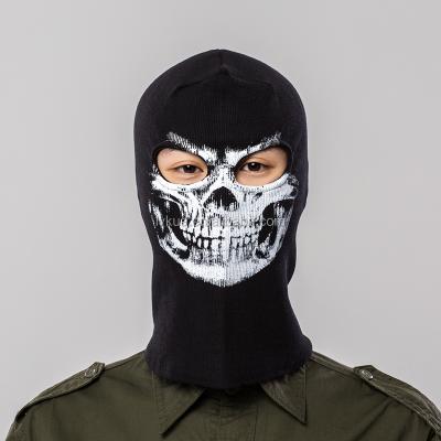 China 2017 COMMON OEM Design And In Running Skull Printed Cycling Ski Military Balaclava for sale