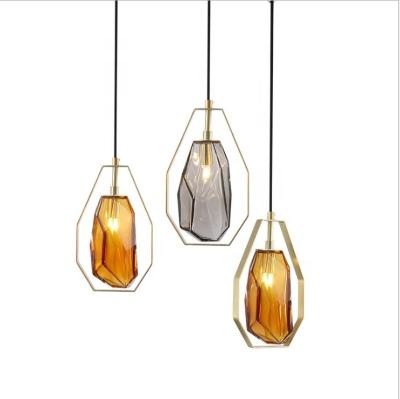 China Modern Glass Pendant Ball Crystal Staircase Lamp LED Raindrop Ceiling Light Fixture Hanging Chandelier for sale