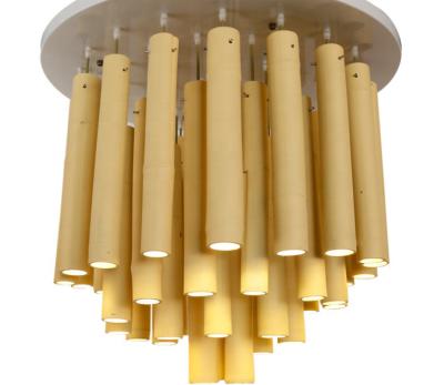 China New Style Rattan Traditional Fancy Handmade Bamboo Lampshade Ceiling Pendant Lights For Dining Room for sale