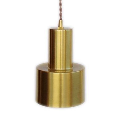 China 2022 Modern Copper Metal Lamp Modern Kitchen E27 Interior Bronze Pendant Light for Dining Room for sale