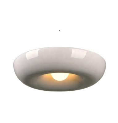 China Modern White Metal E27 Glossy Factory Hanging Pendant Light for Restaurant Dining Room for sale