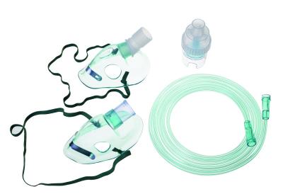 China Kit de nebulizador de ventilador alongado Máscara de nebulizador pediátrico XL ISO13485 à venda