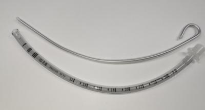 China Tubo endotraqueal médico suave con ojos Murphy y línea de rayos X Tubo endotraqueal sin esposas con alambre de guía en venta