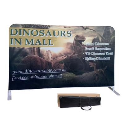 China Water proof Custom Straight Tension Fabric Display Stand Trade Show Exhibition Backdrop for sale