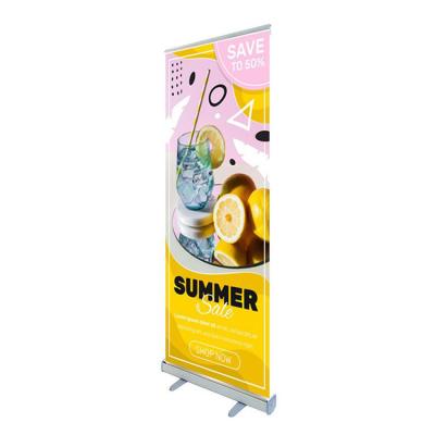 China Water Proof Retractable Printed Custom Banners Advertising Foil Roll Up Banner Display for sale