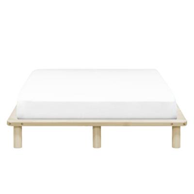 Κίνα Double King Queen Bed Base Simple Wood Home Furniture Bedroom Bed Frame Wood προς πώληση