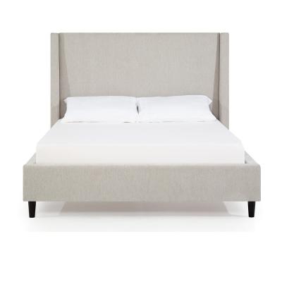 Κίνα Italian Design Bedroom Furniture Fabric Headboard Upholstered King Bed προς πώληση