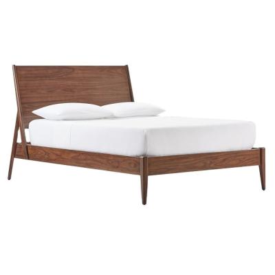 Cina Natural Solid Wood Modern Queen Double King Size Oak Wood Bed Frame in vendita