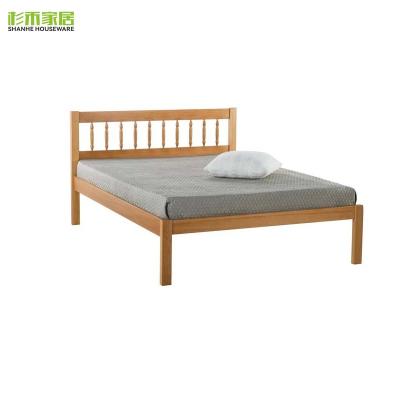 Cina Low Price Model Simple Design Solid Wood King Size Wooden Beds With Various Sizes And Colors in vendita