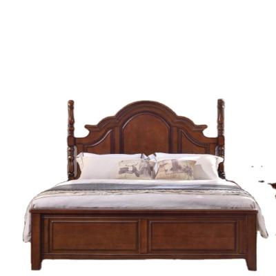 China Premium Bedroom Furniture Luxury Modern Design Wood Queen Size Bed en venta