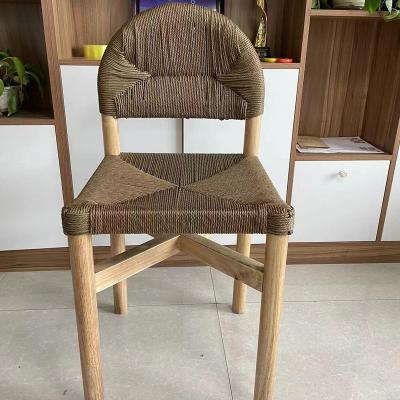 China Restaurant chair nordic dining room rattan chair oak modern furniture dining chairs en venta