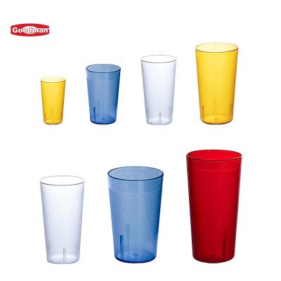 China Sustainable Eco Friendly Canteen Juice Water Cup For Kid Festival Kids Plastic Reusable Tumbler Cups Bulk for sale