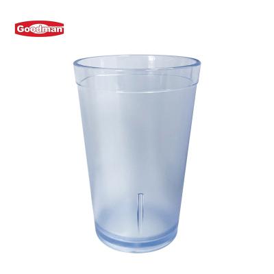 China Customized Viable Logo Restaurant Tea Cafe Festival Stackable Party Drinks Custom Cold Tumbler Plastic Water Cup for sale