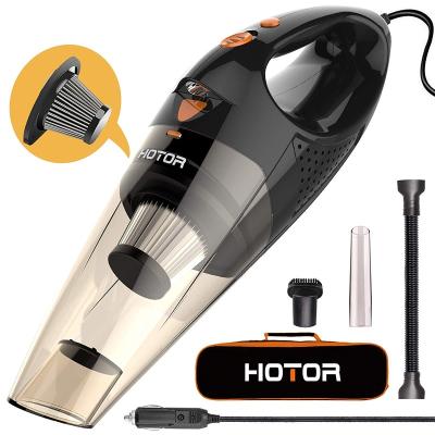 China HOTOR China-chic New Car Styling Auto Vacuum DC 12V Car Vacuum Cleaner 4800 KPA 6 in 1 Vacuums Hand Held with 5m 2 HEPA Power Cord for sale