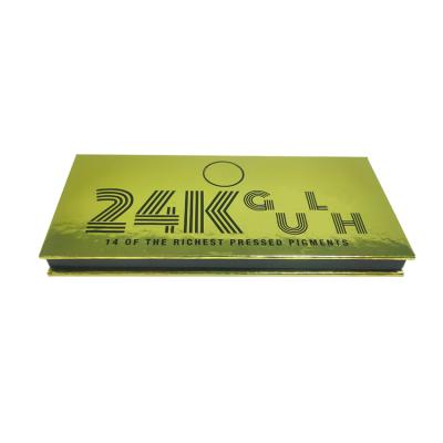 China Recycled Materials High Durability Empty Cardboard Custom Printed Empty Eyeshadow Palettes Wholesale for sale