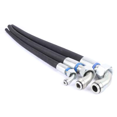 China China High Pressure Hydraulic Hose Steel Wire Braided Rubber Hose R1 R2 1SN 2SN JKHOS001 for sale